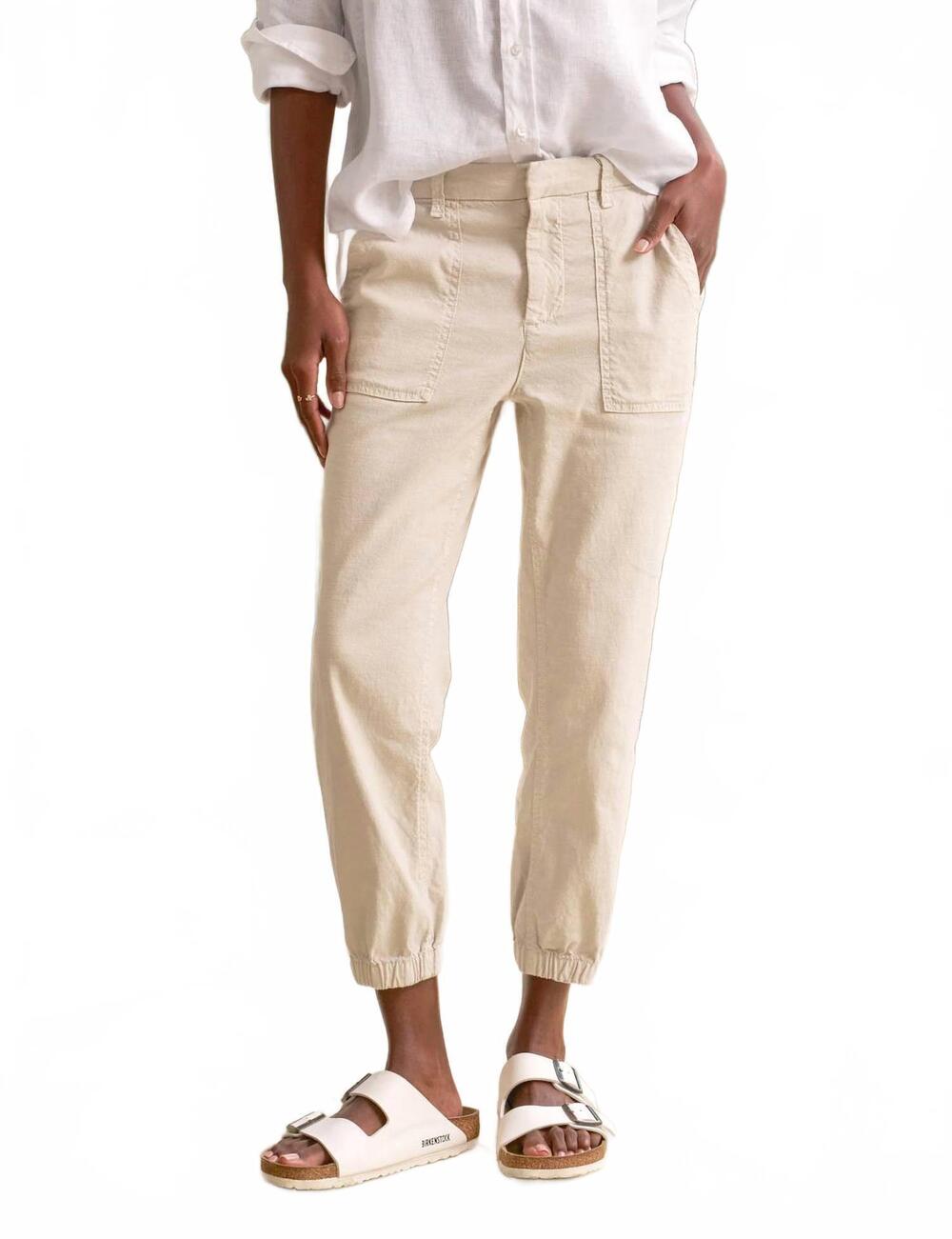 NEW FRANK & EILEEN jameson high rise joggers in cement